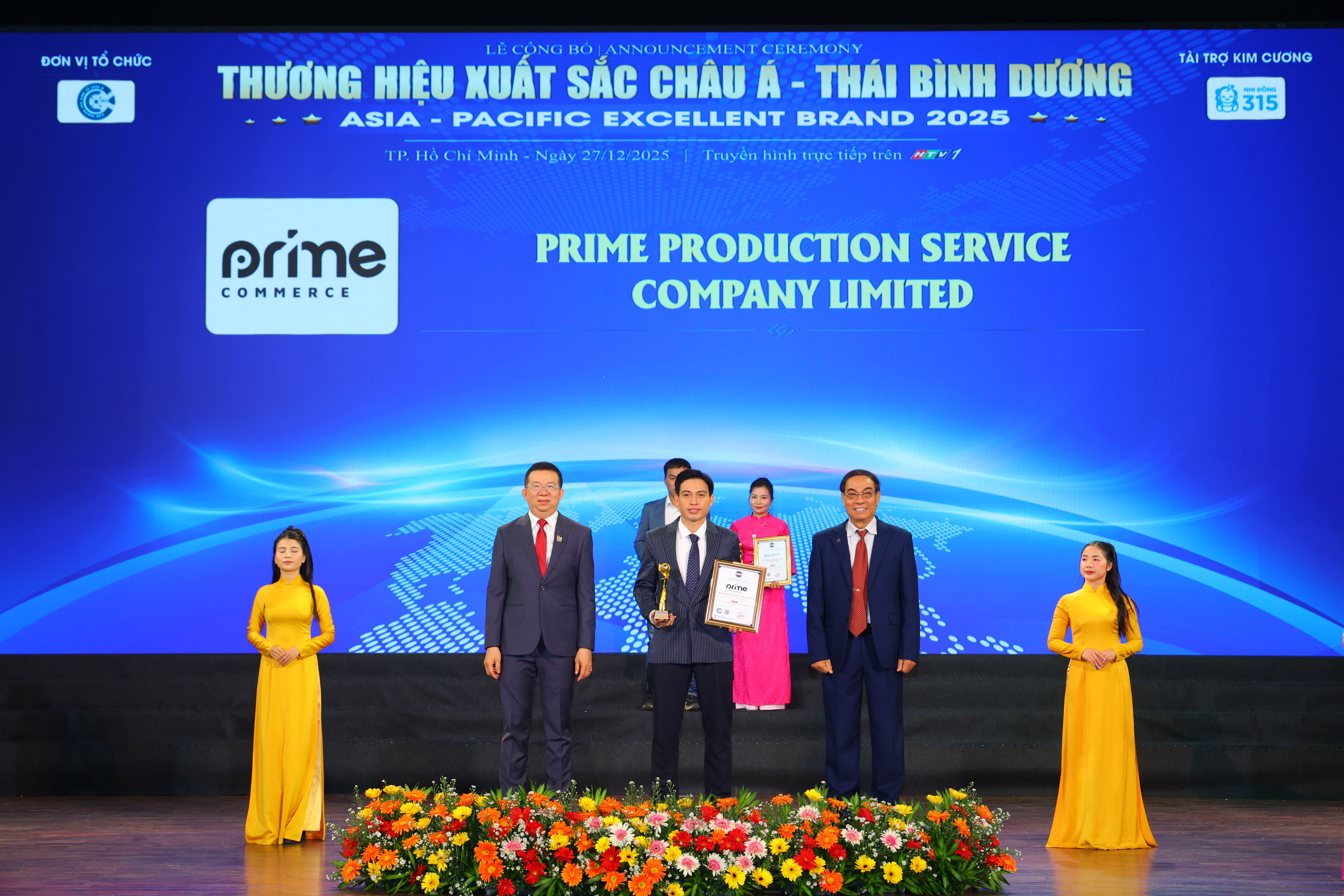 Prime Commerce receives a Top 10 Asia-Pacific Outstanding Brand award